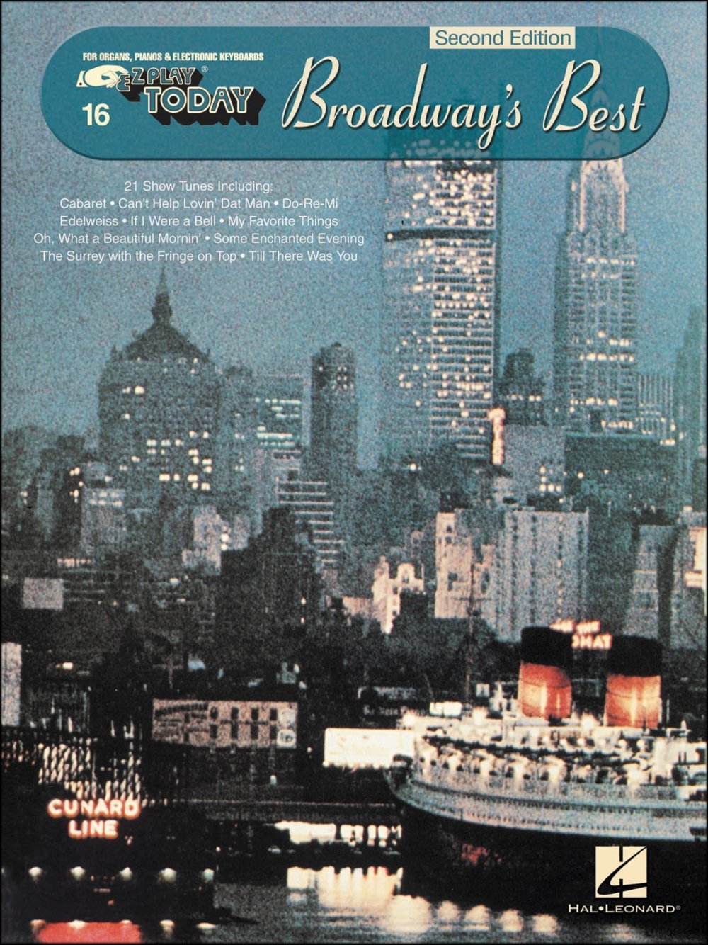 Hal Leonard Broadway's Best 2nd Edition EZ Play 16,Used