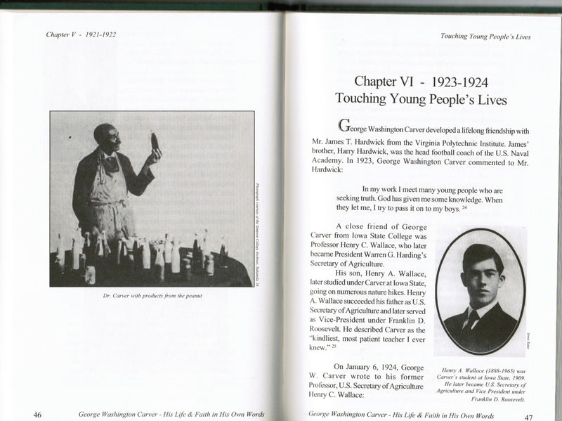George Washington Carver: His Life & Faith in His Own Words,Used