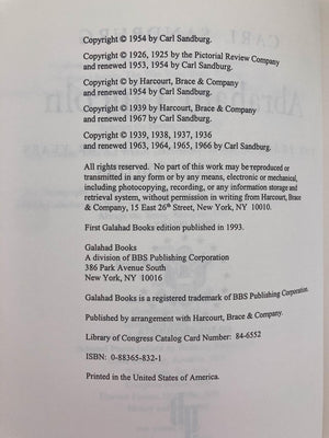 Abraham Lincoln: The Prairie Years And The War Years/Onevolume Biography,New