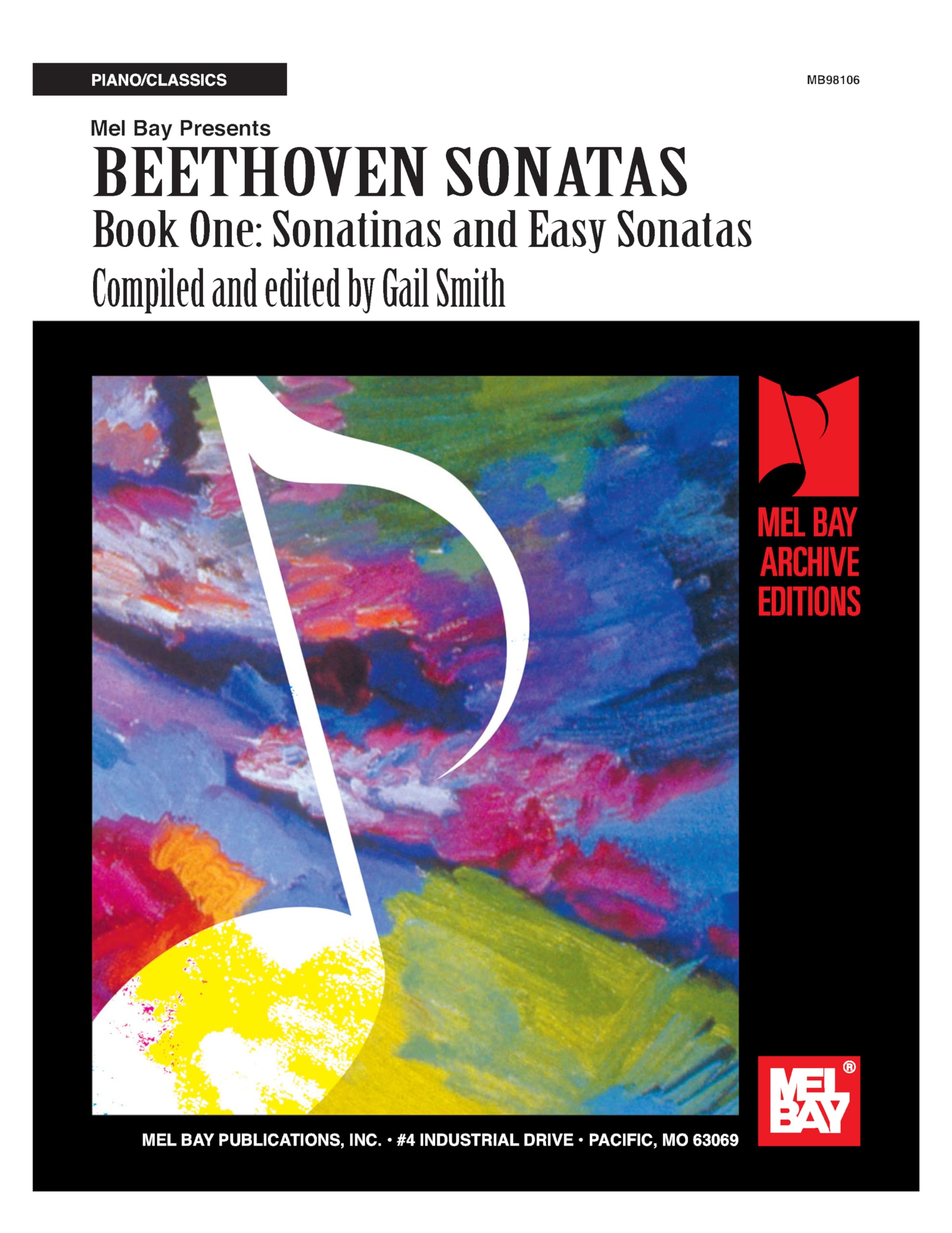 Mel Bay Creative Keyboard Presents Beethoven Sonatas: Sonatinas and Easy Sonatas,Used