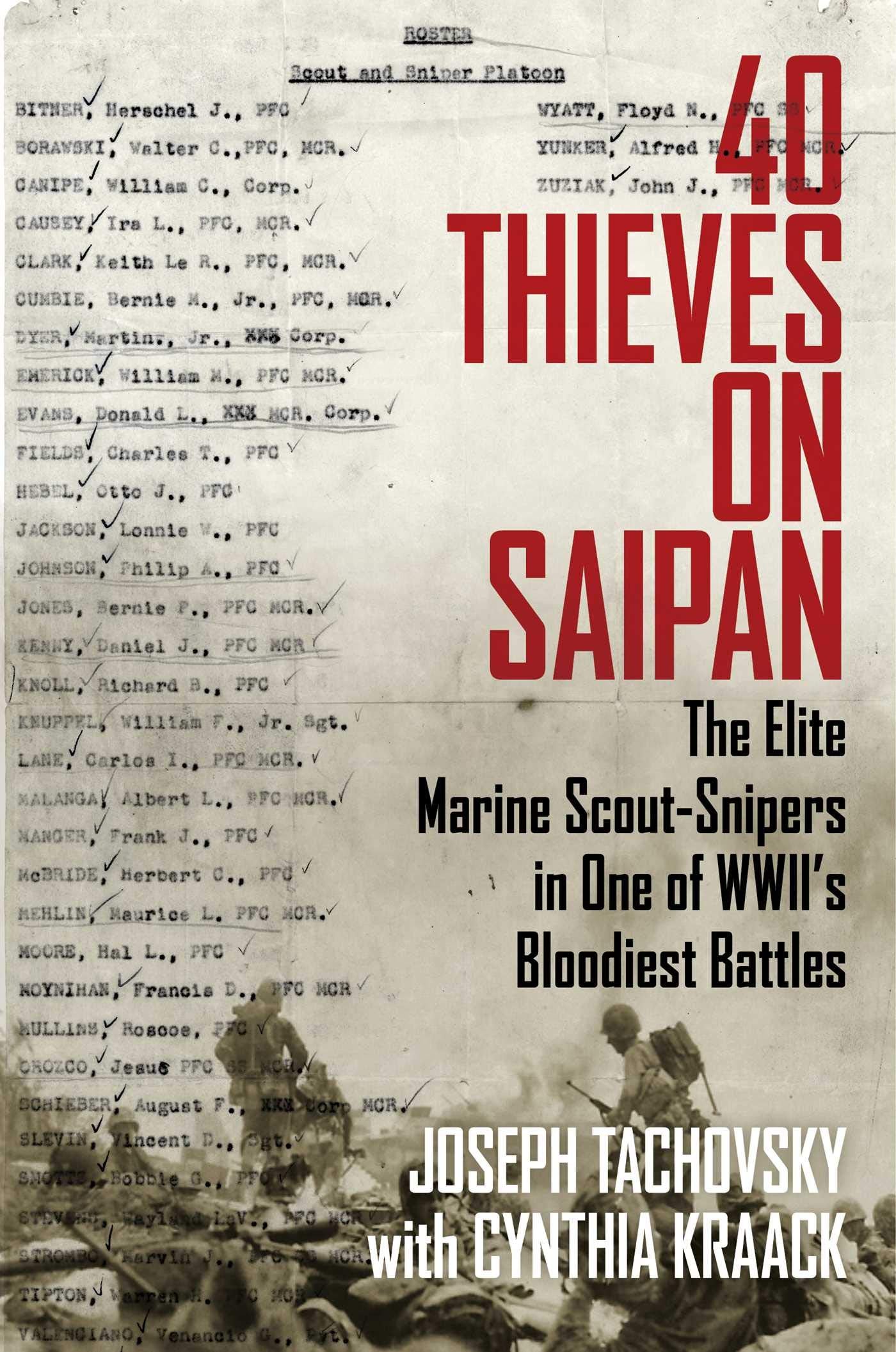40 Thieves On Saipan: The Elite Marine Scoutsnipers In One Of Wwii'S Bloodiest Battles