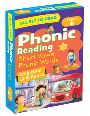 A Phonic Reader- 3 Years To 6 Years - Read Aloud To Children- Level 1- Bedtime Stories ( Set Of 6 Story Books Packed In A Gift Box)