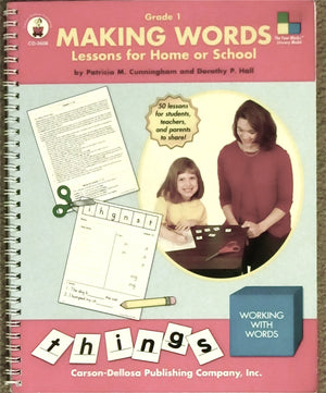 Making Words: Lessons for Home or School, Grade 1,Used