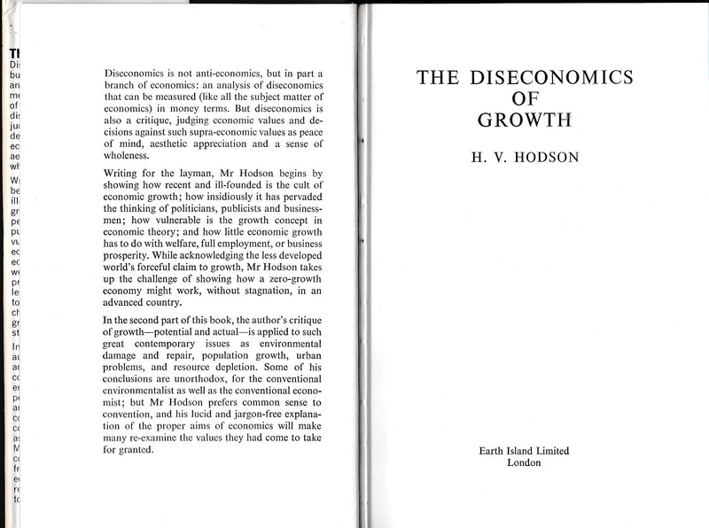 The diseconomics of growth,Used