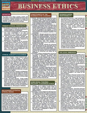 Business Ethics (Quick Study Business)