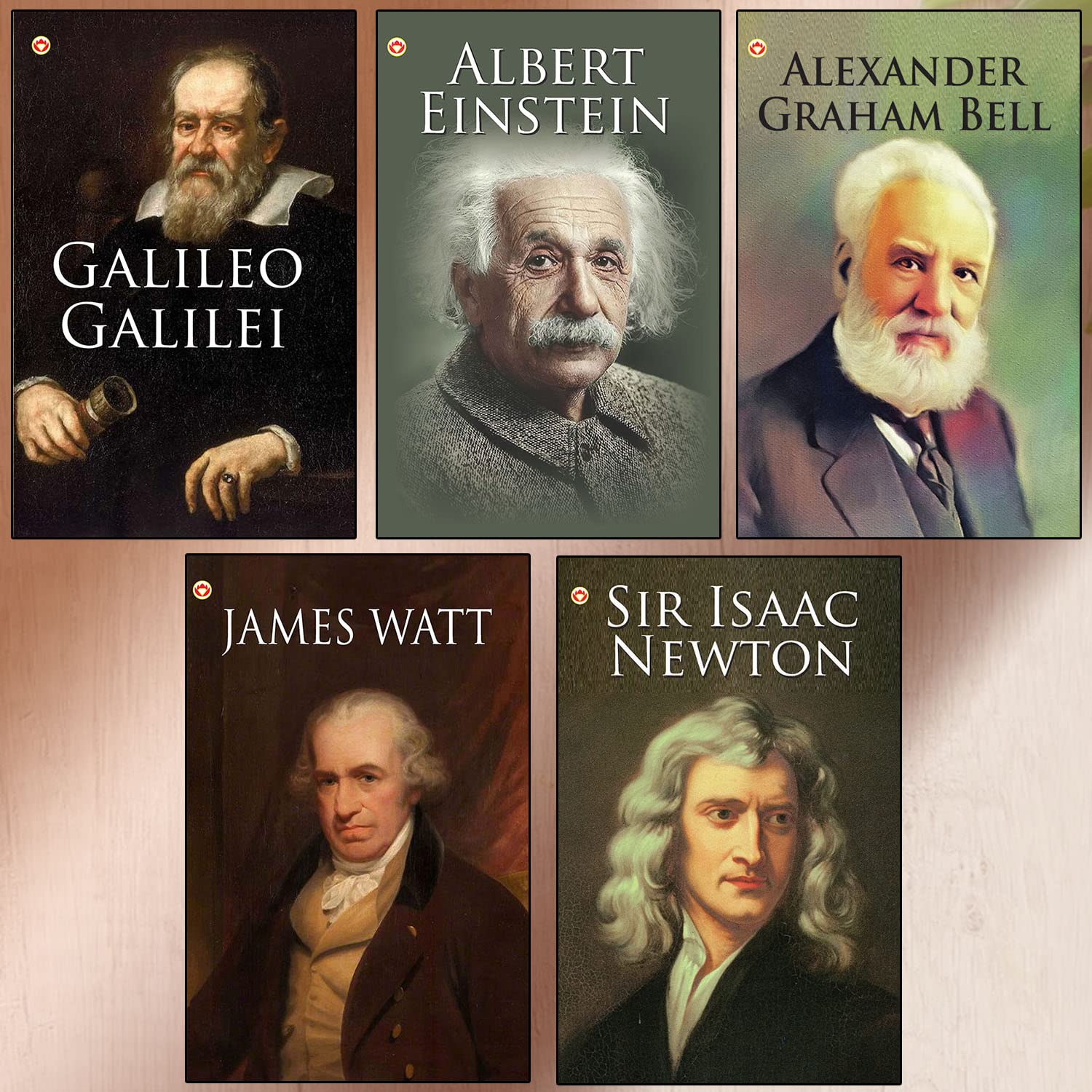 Great Scientists Of The World : Galileo Galilei | Albert Einstein | Alexander Graham Bell | James Watt | Sir Isaac Newton (Inspirational Biography Books)