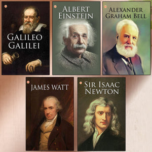 Great Scientists Of The World : Galileo Galilei | Albert Einstein | Alexander Graham Bell | James Watt | Sir Isaac Newton (Inspirational Biography Books)