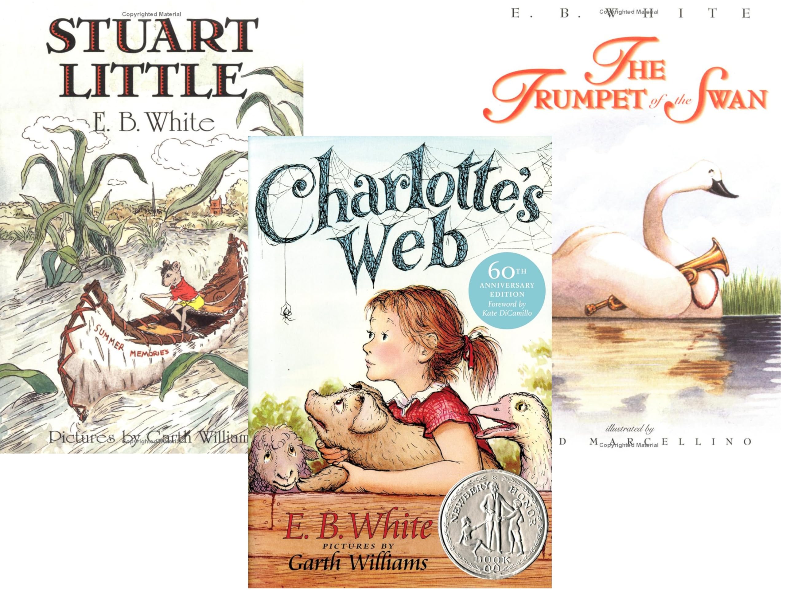 E.B. White: Charlotte's Web/ Stuart Little/ Trumpet of the Swan,Used