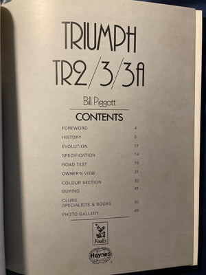Triumph Tr2/3/3A: Super Profile,Used