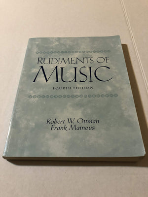 Rudiments Of Music (4Th Edition),New