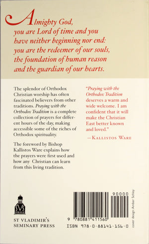 Praying With The Orthodox Tradition,New