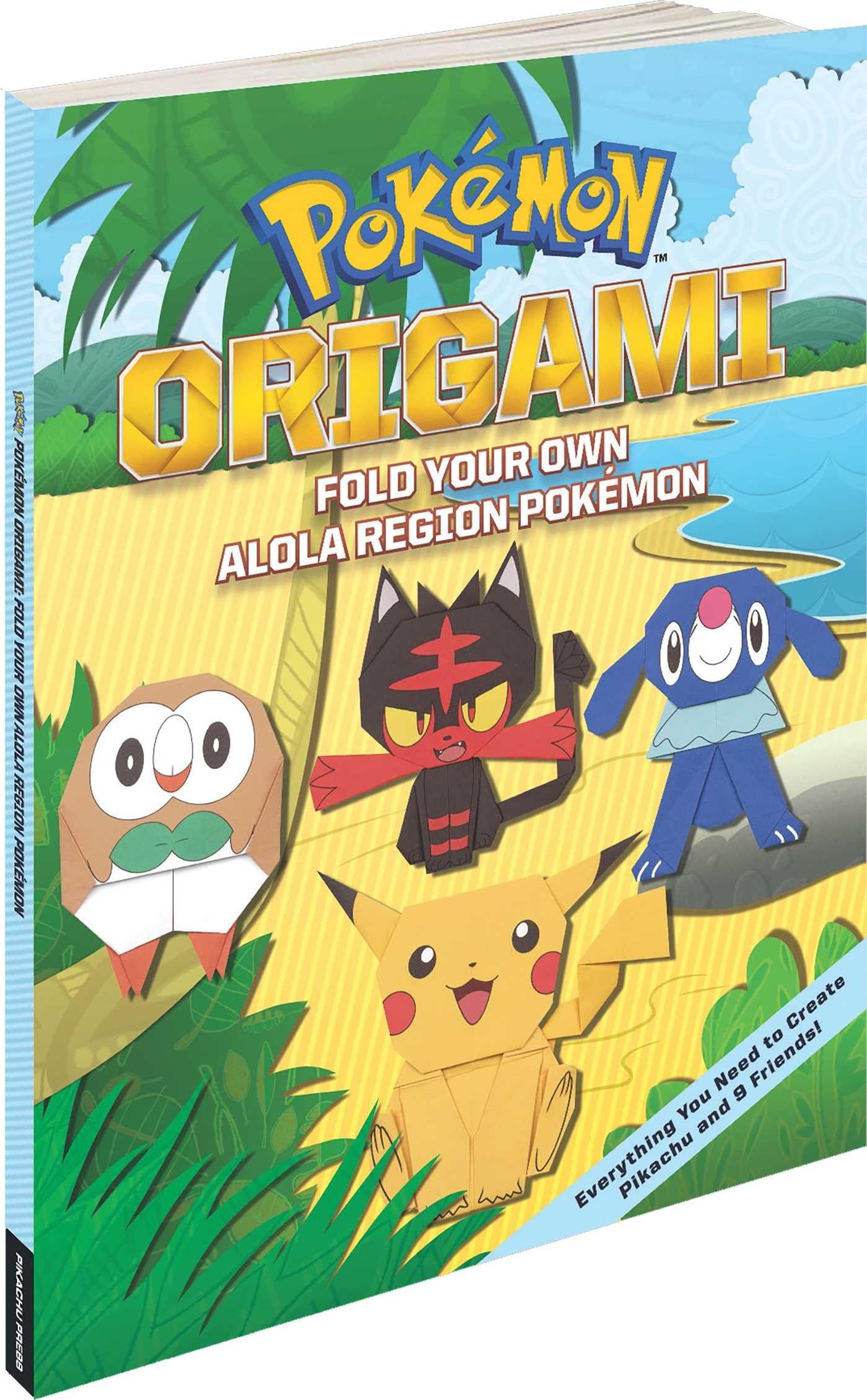 Pokmon Origami: Fold Your Own Alola Region Pokmon,Used