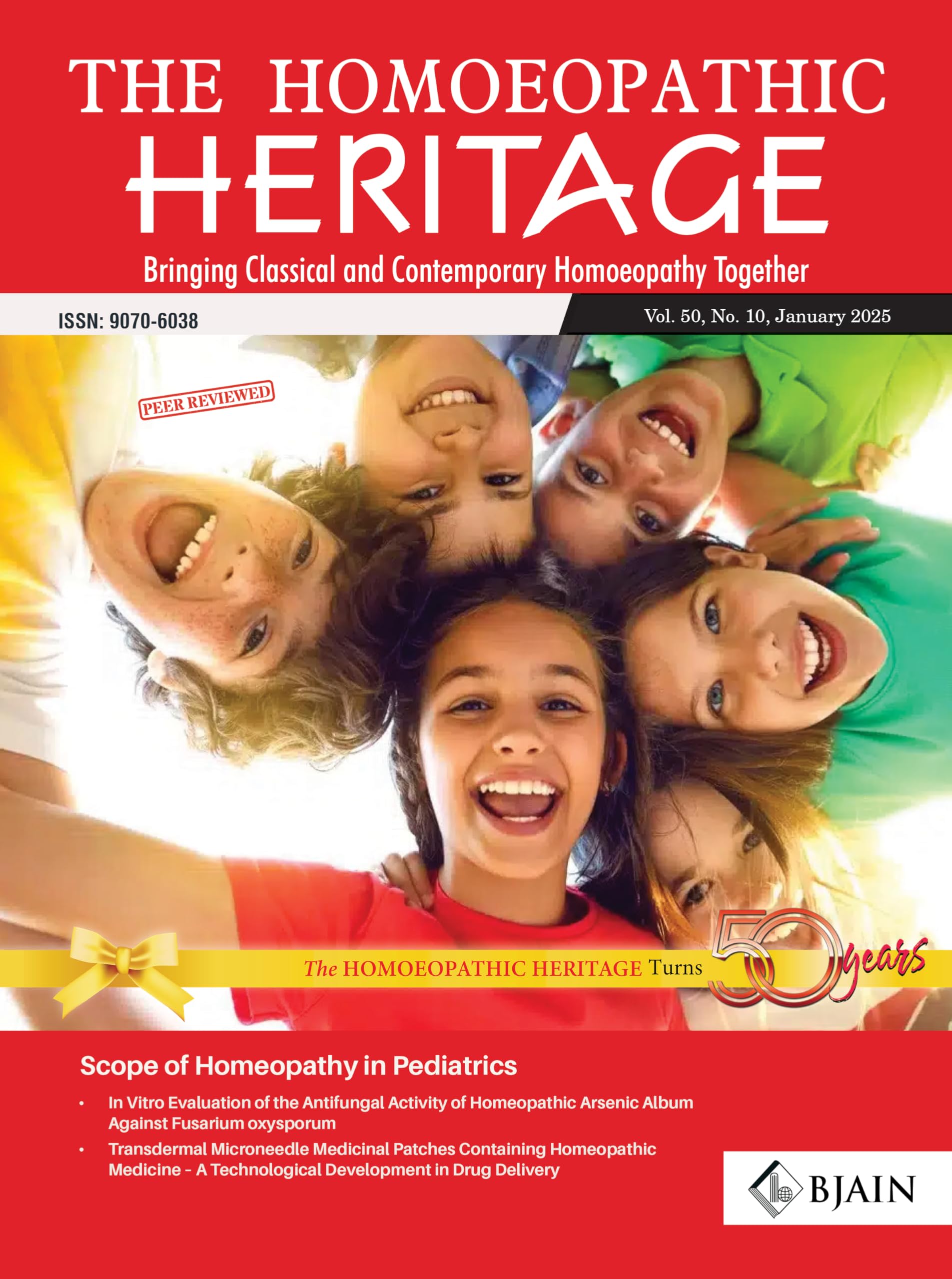 The Homoeopathic Heritage - Bringing Classical And Contemporary Homoeopathy Together (January 2025)