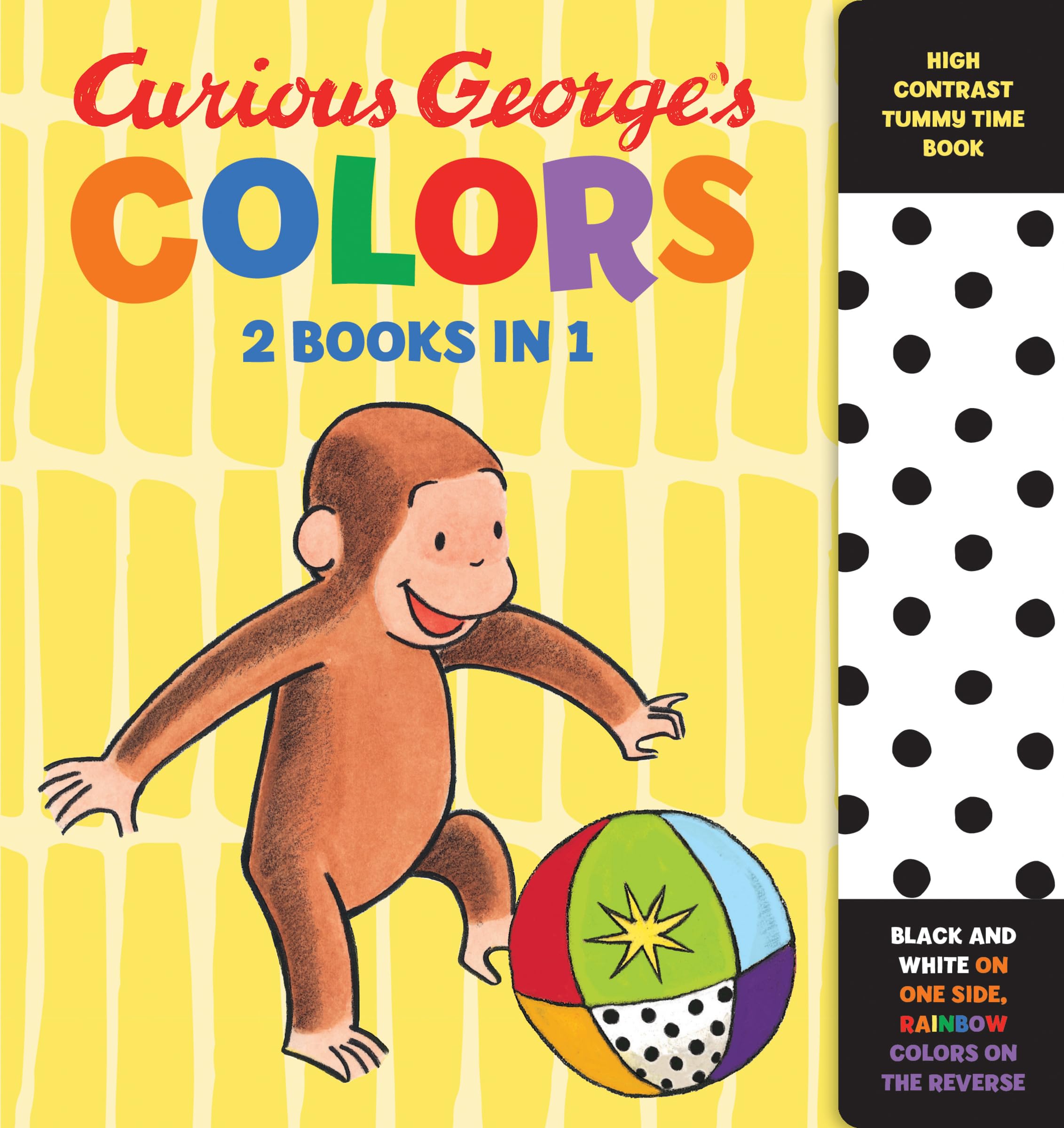 Curious George'S Colors: High Contrast Tummy Time Book (Curious Baby Curious George),Used