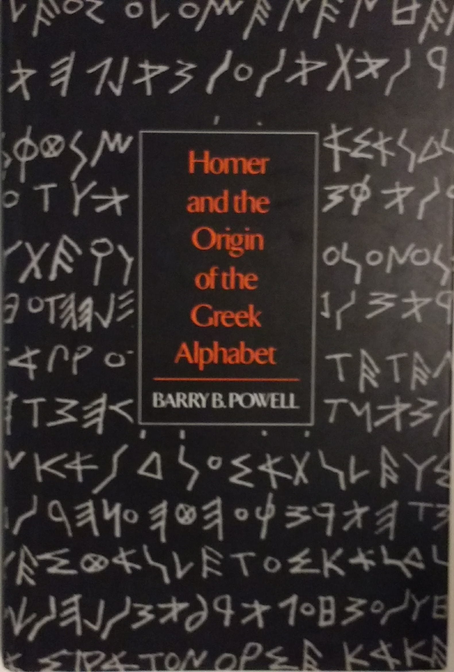 Homer and the Origin of the Greek Alphabet,Used