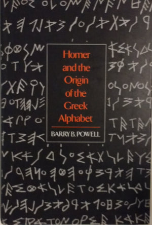 Homer and the Origin of the Greek Alphabet,Used