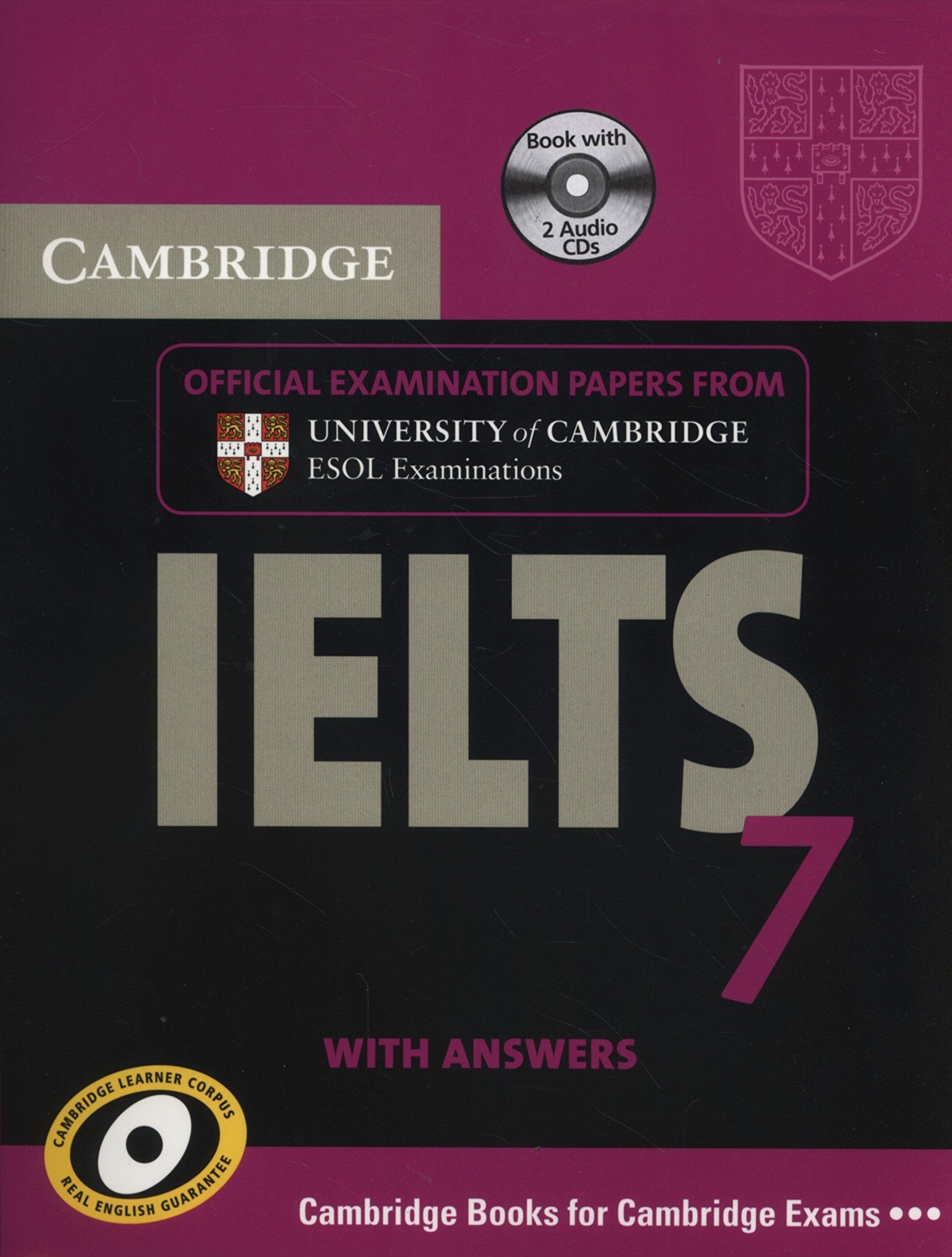 Cambridge IELTS 7 Selfstudy Pack (Student's Book with Answers and Audio CDs (2)): Examination Papers from University of Cambrid,Used