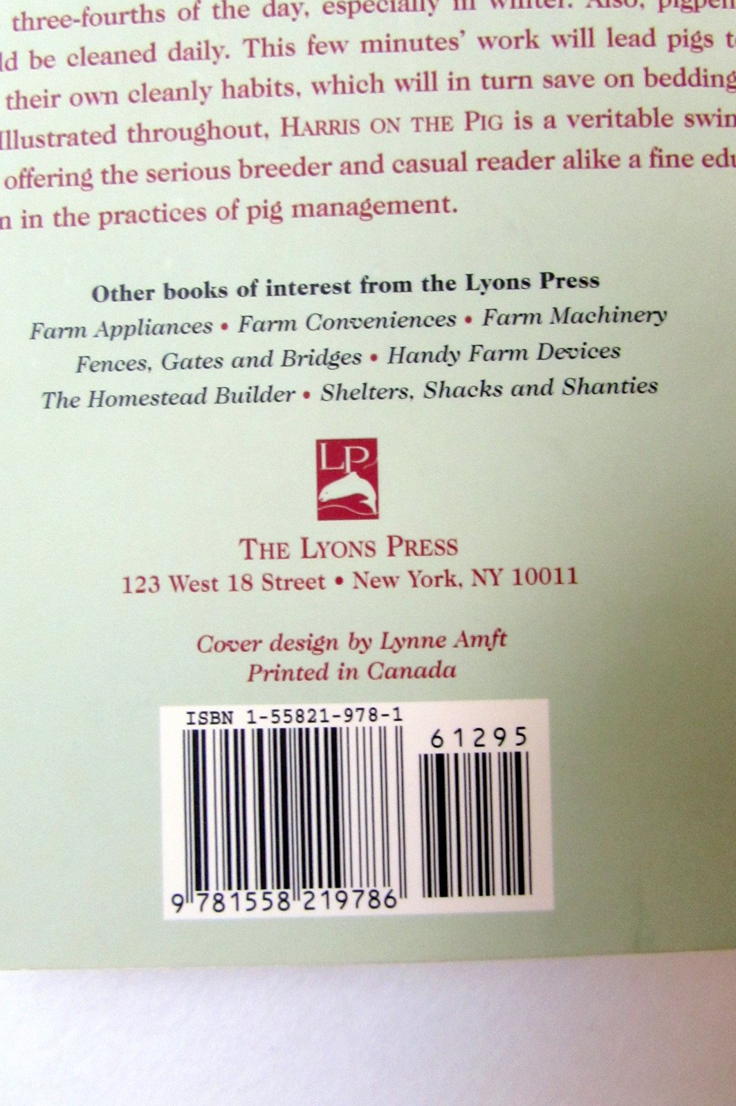 Harris On The Pig: Practical Hints For Pig Farmers