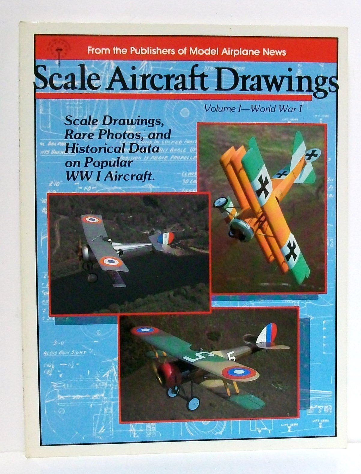Scale Aircraft Drawings: World War I,New