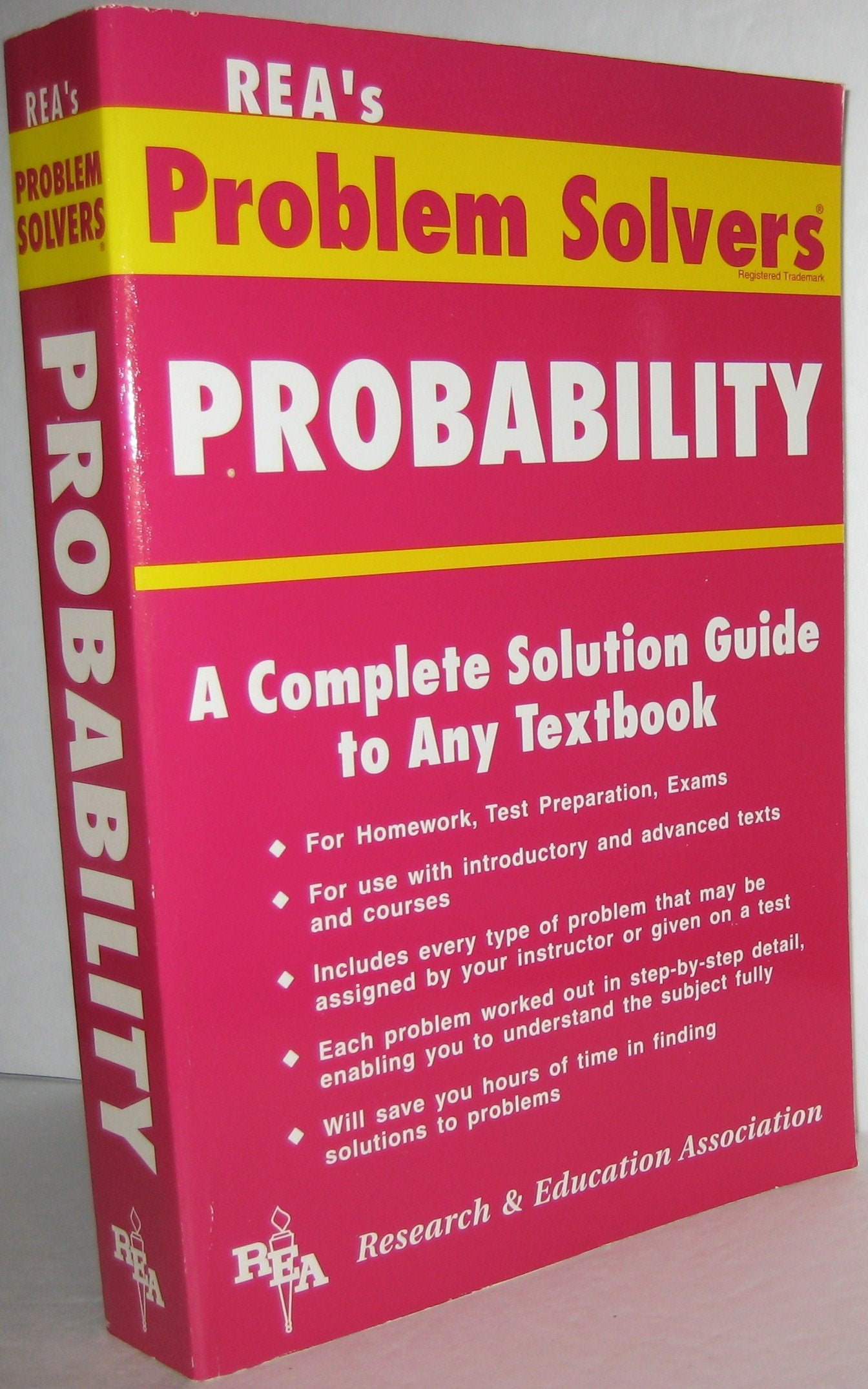Probability: A Complete Solution Guide to Any Textbook (Problem Solvers),Used