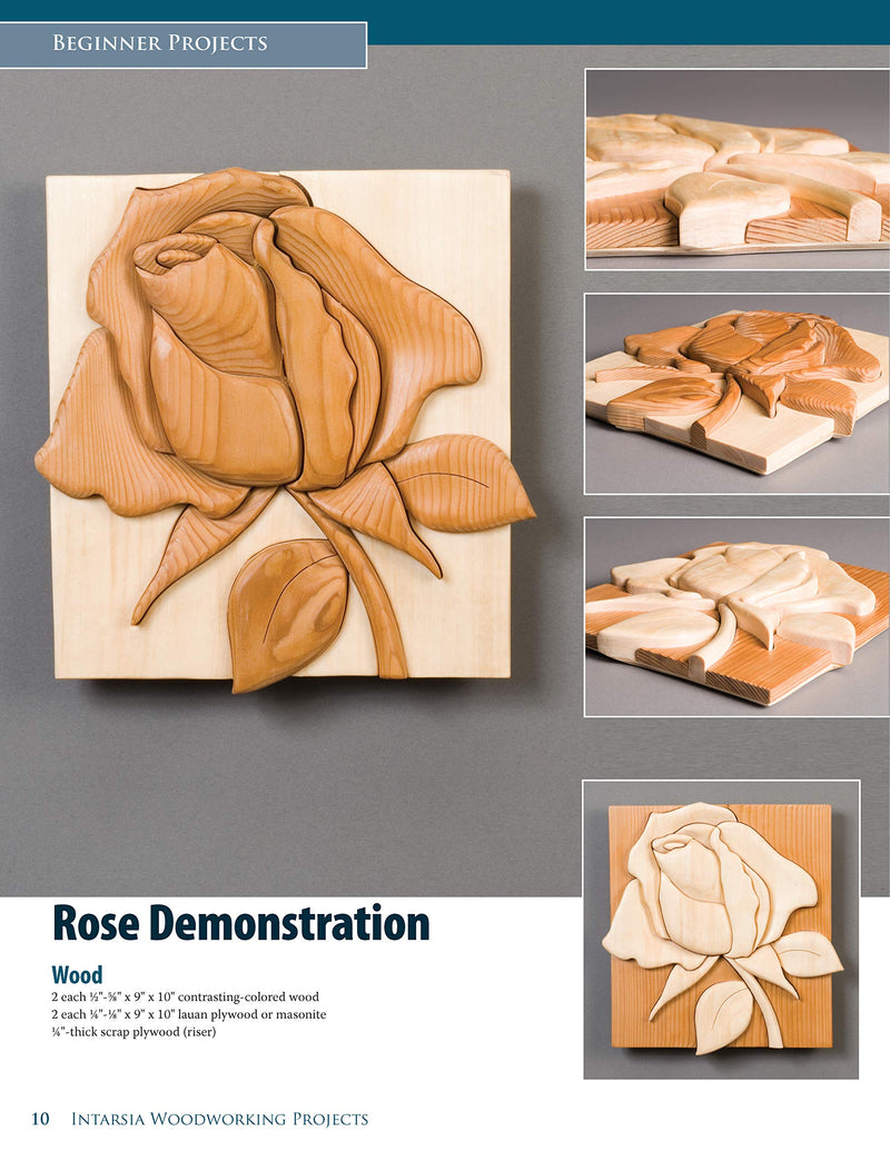 Intarsia Woodworking Projects: 21 Original Designs with FullSize Plans and Expert Instruction for All Skill Levels (Fox Chapel ,Used