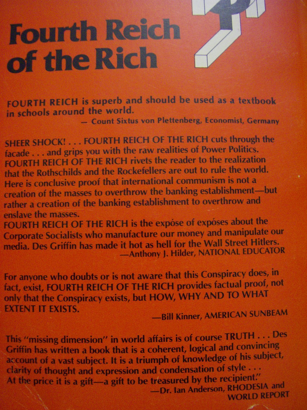 Fourth Reich Of The Rich