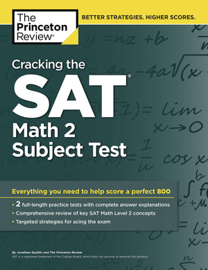 Cracking The Sat Math 2 Subject Test (College Test Preparation),Used