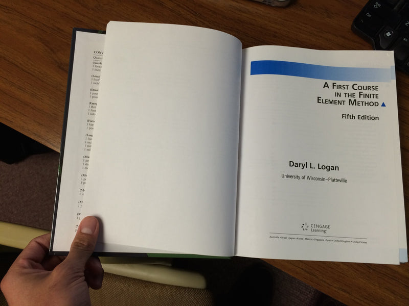 A First Course in the Finite Element Method,New