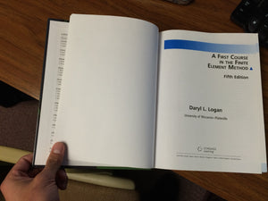 A First Course in the Finite Element Method,Used