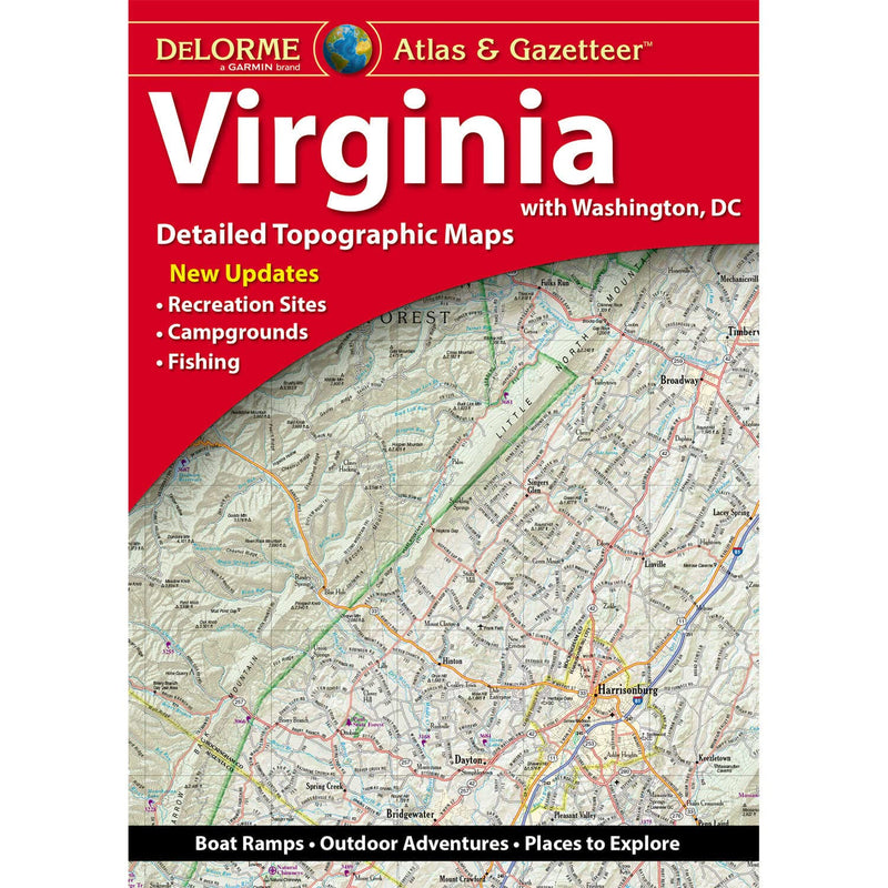 Virginia Atlas & Gazetteer (Delorme Atlas & Gazetteer),New