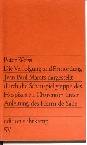 Die Verfolgung Und Ermordung Jean Paul M (German Edition),Used