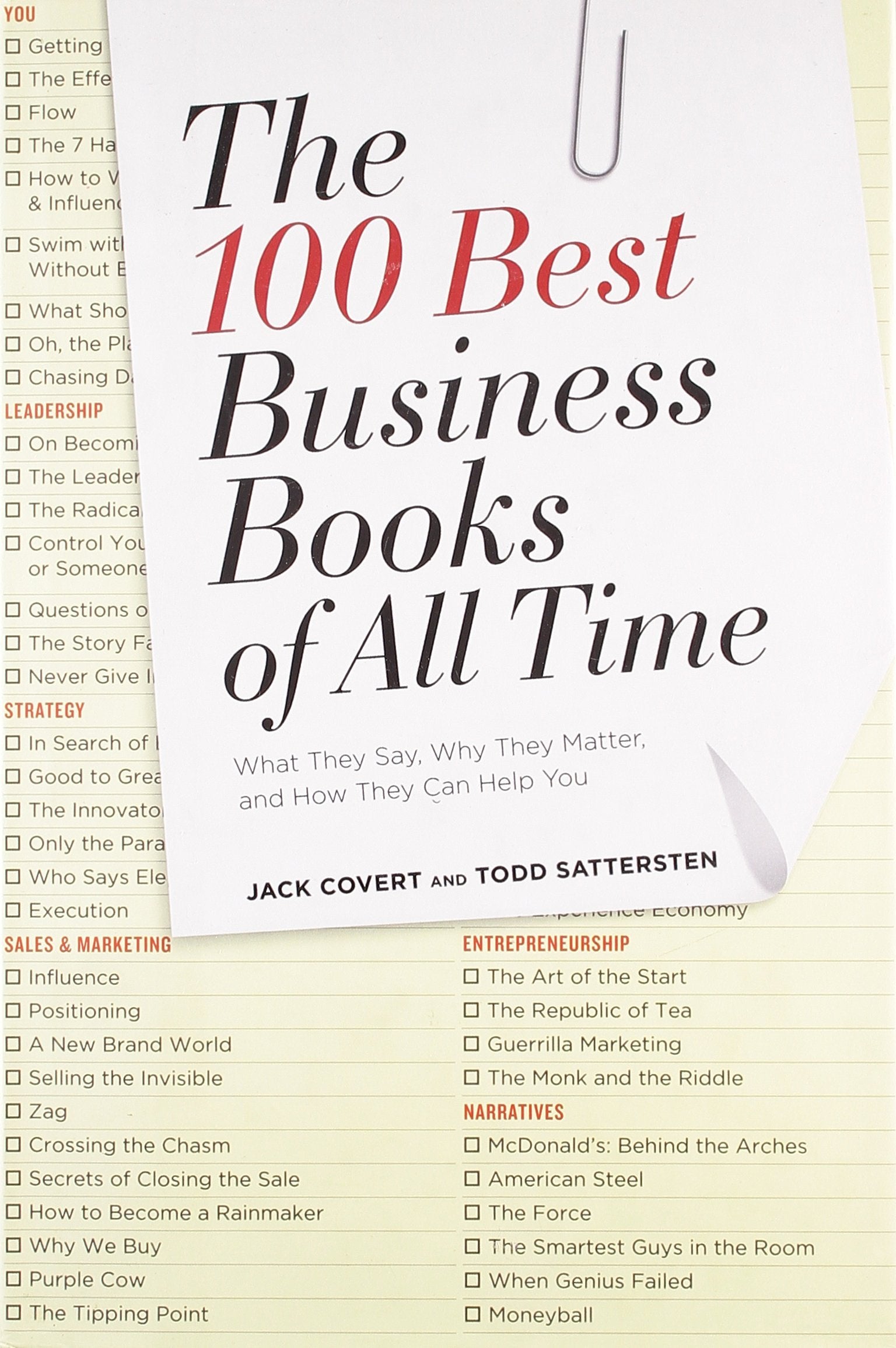 The 100 Best Business Books Of All Time: What They Say, Why They Matter, And How They Can Help You