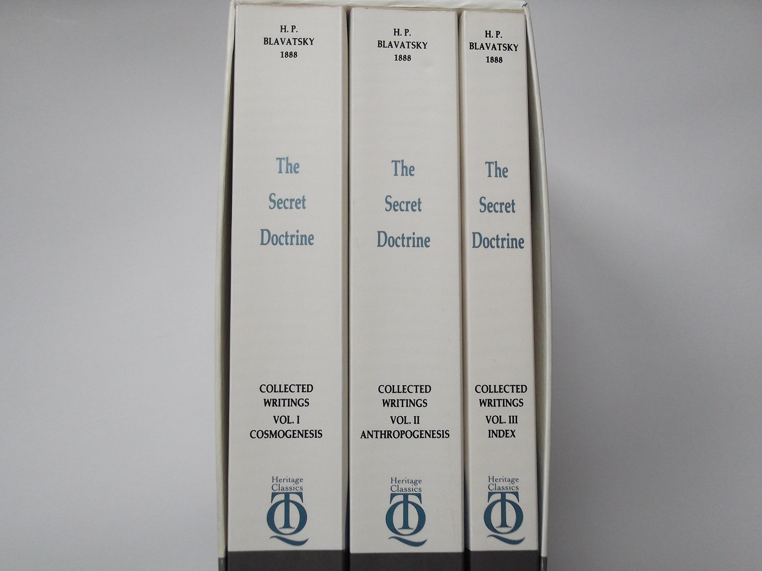 Secret Doctrine: Three Volumes in Slipcase by Quest Books - Essential Esoteric Texts for Spiritual Seekers and Scholars