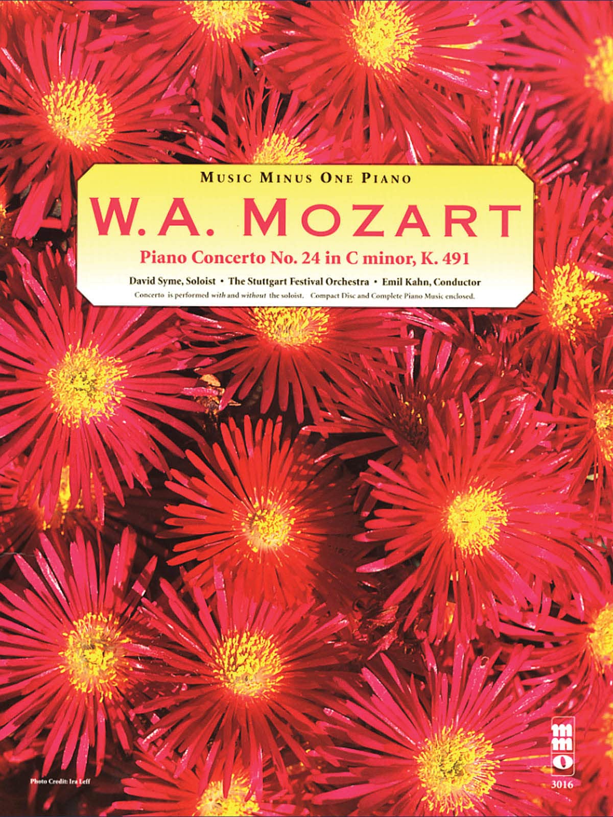 Mozart  Concerto No. 24 in C Minor, KV491 (Music Minus One Piano),Used