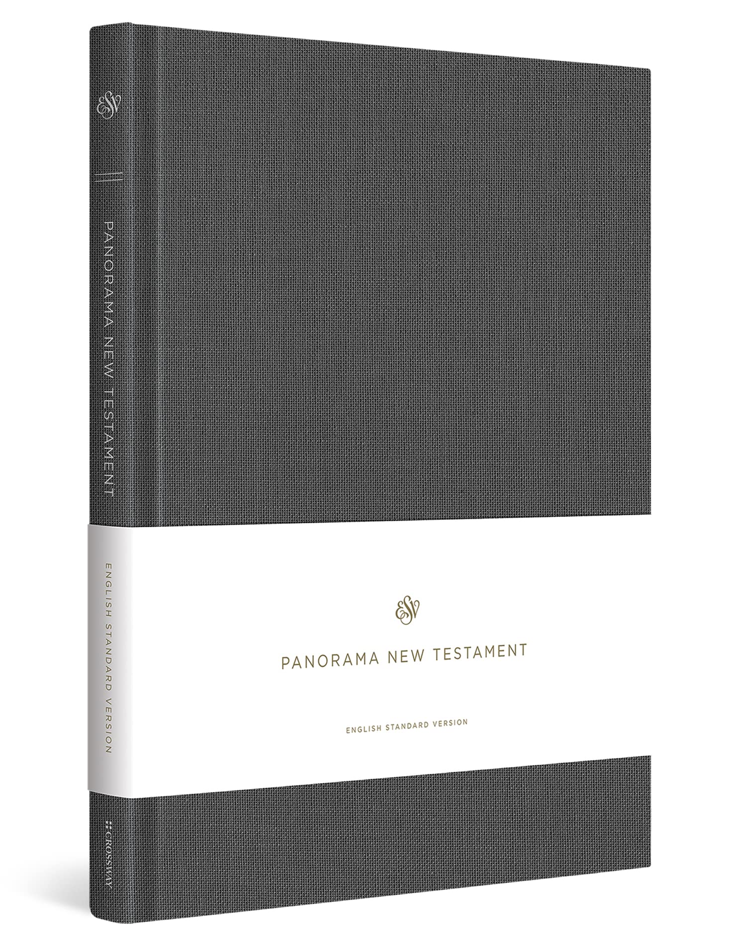 ESV Panorama New Testament (Cloth over Board, Gray),Used