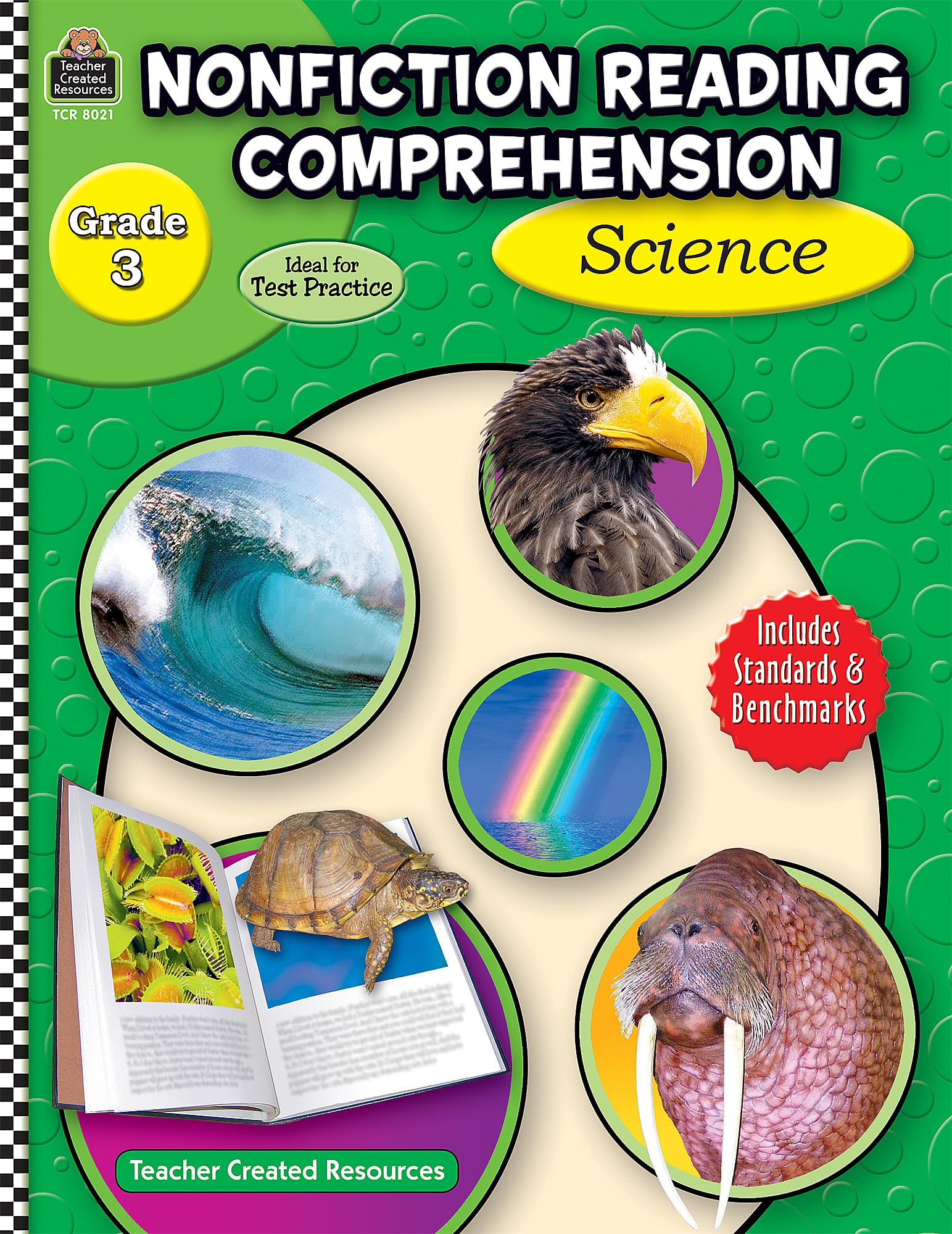 Nonfiction Reading Comprehension: Science, Grade 3: Science, Grade 3,New