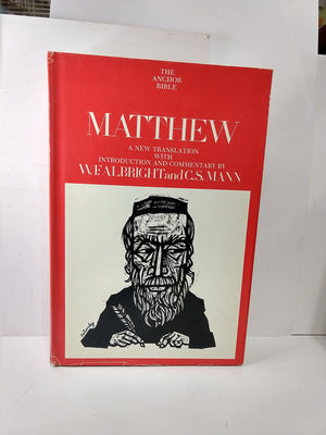 Matthew: A New Translation With Introduction And Commentary (The Anchor Bible, Vol. 26),New