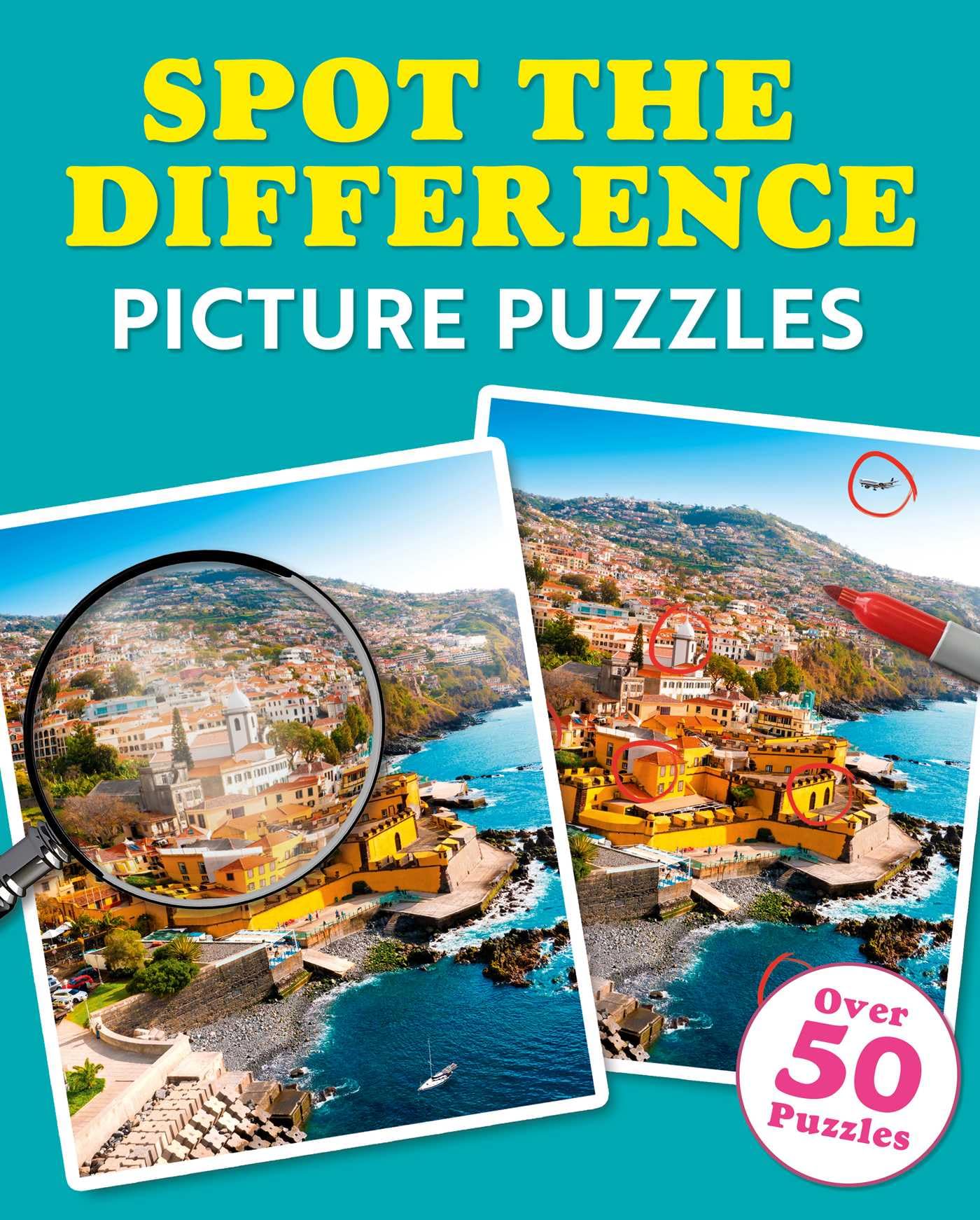 Spot The Difference Picture Puzzles: Over 50 Puzzles