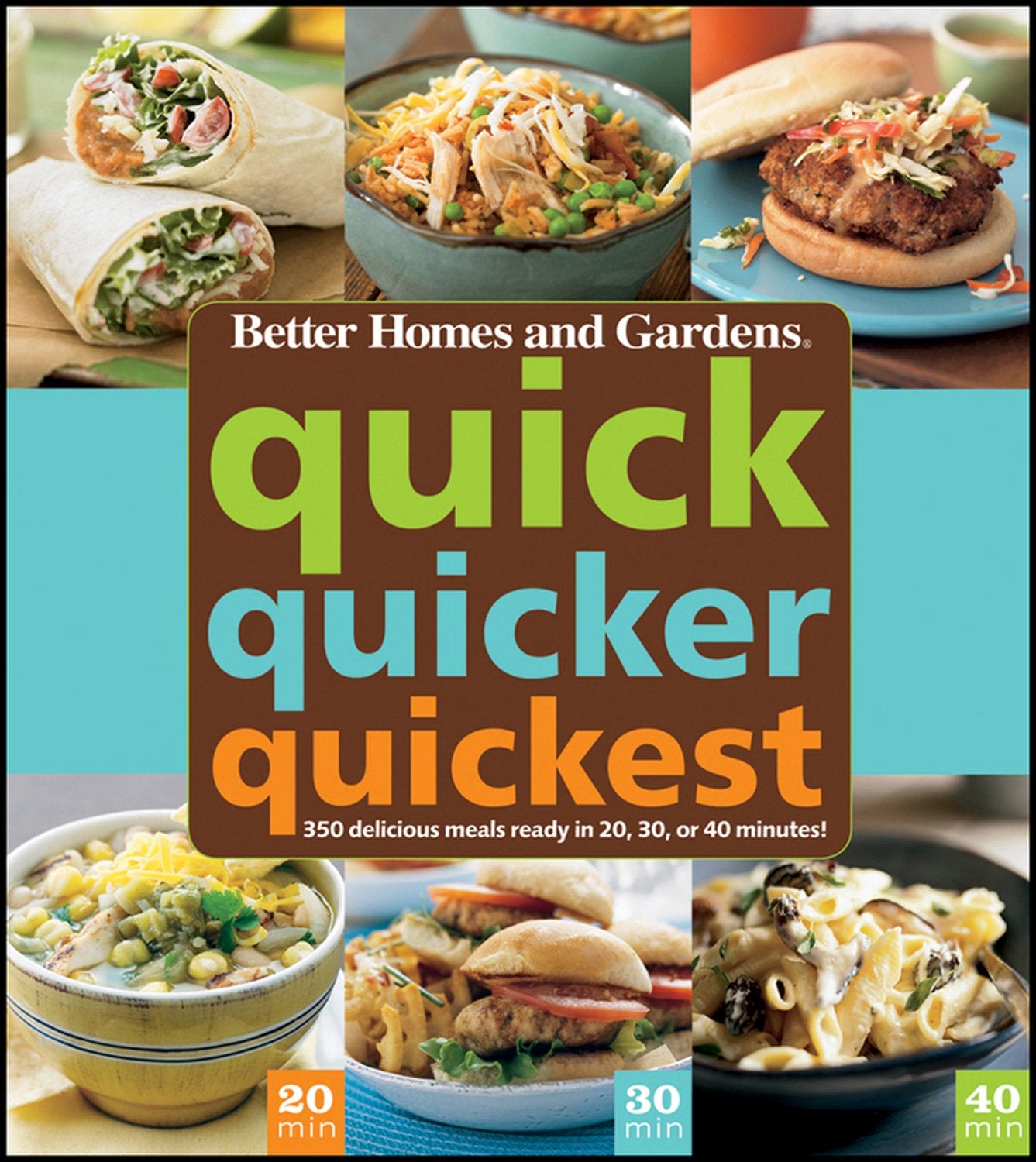 Quick, Quicker, Quickest: 350 delicious meals ready in 20, 30, or 40 minutes!,Used