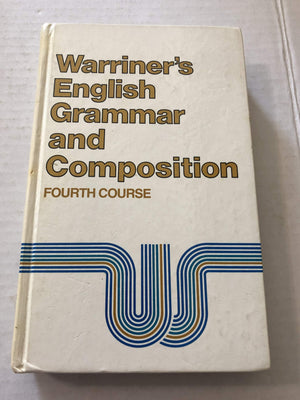 Warriner's English Grammar and Composition, 4th Course, Grade 10,Used