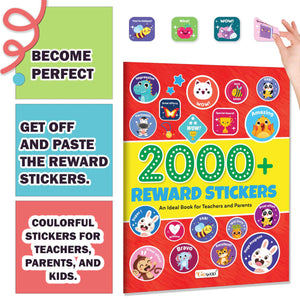 2000+ Reward Stickers : Children All In One Sticker Book, All In One Educational Sticker Books, Sticker Book For Teachers And Parents For Encourage Good Behavior, And Reward Achievements Of Kids