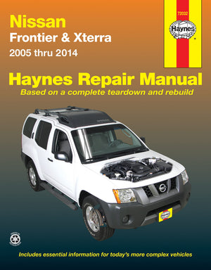 Nissan Frontier & Xterra (052014) 2WD & 4WD Haynes Repair Manual (Paperback),New
