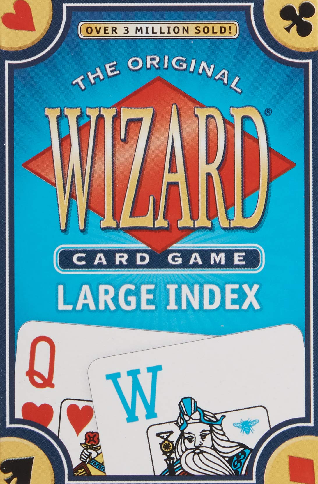 Wizard Card Game Large Index,Used