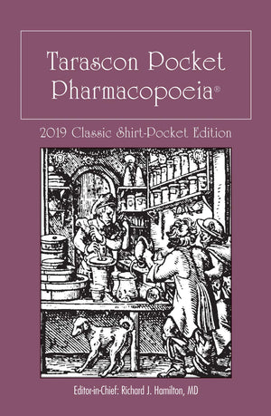 Tarascon Pocket Pharmacopoeia 2019 Classic ShirtPocket Edition,Used