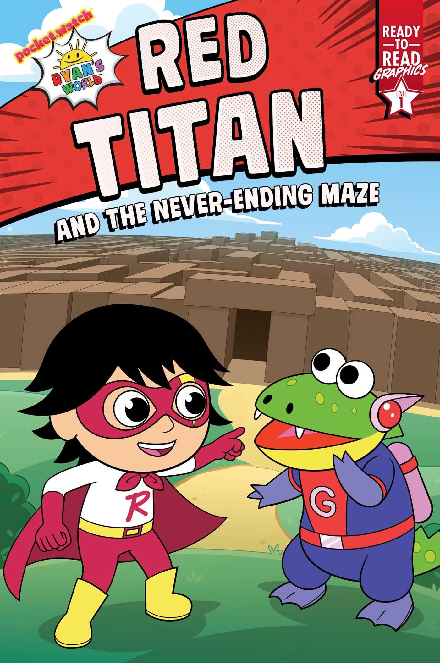 Red Titan And The Neverending Maze: Readytoread Graphics Level 1 (Ryan'S World),Used
