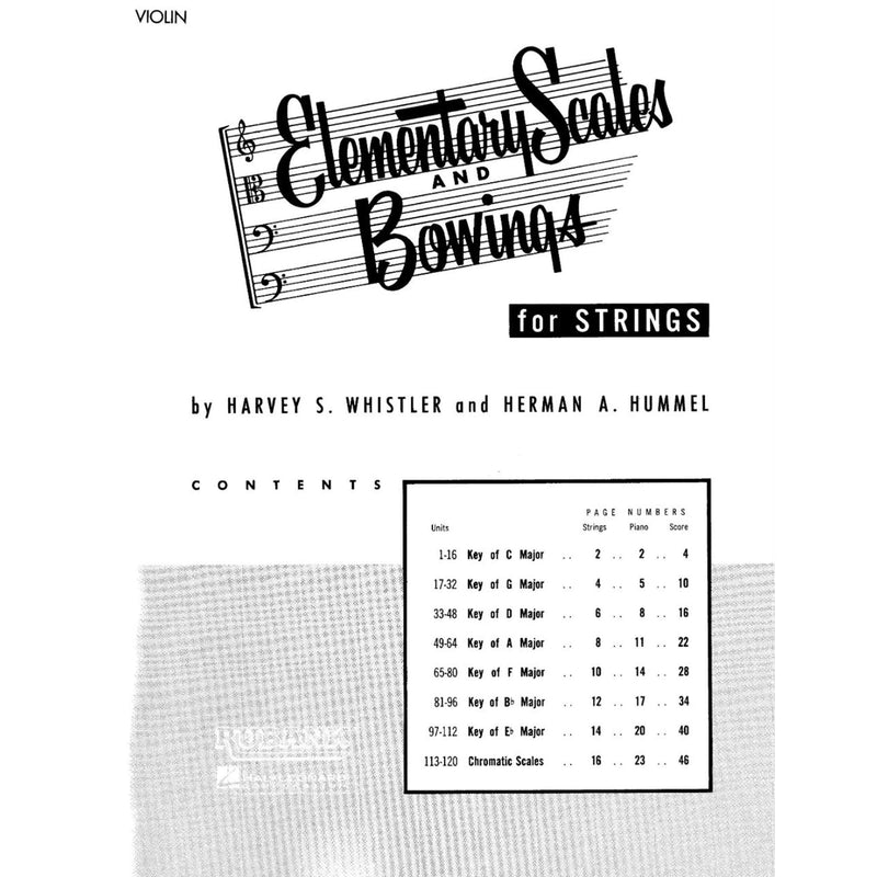 Elementary Scales and Bowings  Violin: (First Position),Used