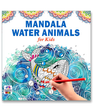 Mandala Sea Animals Art Coloring Book For Kids | 30 Ocean-Themed Mandala Designs To Enhance Art Coloring, Drawing & Focus | High Quality Premium Paper | Perfect Gift For Children & Teens