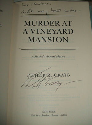 Murder At A Vineyard Mansion: A Martha'S Vineyard Mystery (Martha'S Vineyard Mysteries)