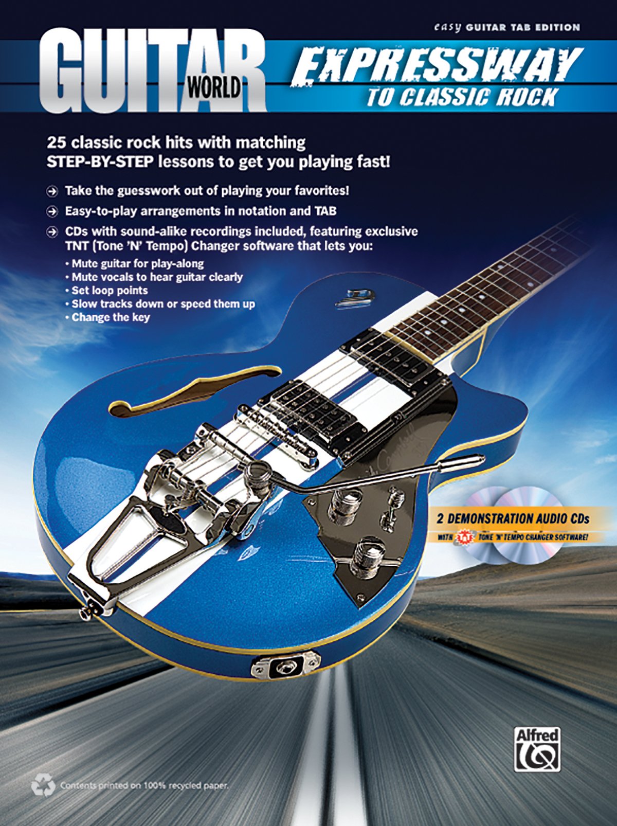 Guitar World  Expressway To Classic Rock: 25 Classic Rock Hits With Matching Stepbystep Lessons To Get You Playing Fast!, Bo,New