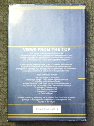 Views from the Top: Establishing the Foundation for the Future of Business,Used